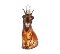 Inge-glas - Décoration de Noël - Chèvre - Verre - Dimensions : 10 cm