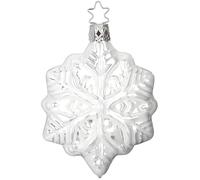 Inge-glas Décoration de Noël - Flocon de neige - Verre - Hauteur : 9 cm