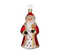 Inge-glas - Décoration de Noël - Père Noël festif - Verre - 12 cm