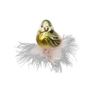 Inge-Glas IGM 10148S024 Décoration de Noël en verre Motif oiseau à clipser