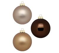 Inge Glas Lot de 6 boules de Noël en verre 10 cm
