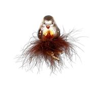 Inge-Glas Manufaktur - Amis à plumes - Brownie 5,5 cm - 1 pièce