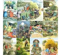 Inge Löök Lot de 12 cartes postales uniques et belles avec de nouvelles images