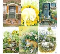 Inge Look Cartes de vœux Ces chats apprécient l'unicité et la beauté