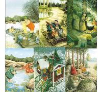 Inge Look Set de cartes postales 10 (maintenant 55-60) taille : 10,5x15 cm, lot de 6 cartes