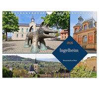 Ingelheim Calendrier mural 2026 format A4 paysage - Ville de vin rouge sur le Rhin - Calendrier mensuel CALVENDO