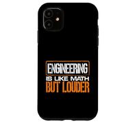 Ingénierie comme Les mathématiques mais Plus Fort ingénieur drôle Coque pour iPhone 11
