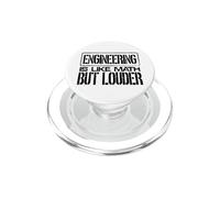 Ingénierie comme Les mathématiques mais Plus Fort ingénieur drôle PopSockets PopGrip pour MagSafe