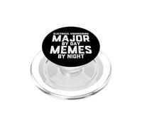 Ingénierie électrique Major by Day Memes by Night Electric PopSockets PopGrip pour MagSafe