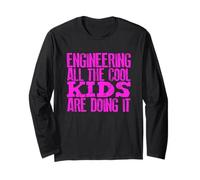 Ingénierie Humour All The Cool Kids are Doing It Engineer Manche Longue