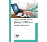 Ingénierie ontologique et Adaptation dans les systèmes de e-Learning - Riadh Hadj M'tir - P.academiques Francophones - broché - Etude