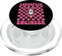 Ingénieur aérospatial Ingénierie Aéronautique Rocket Girl Mom PopSockets PopGrip pour MagSafe