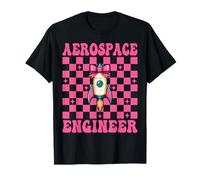 Ingénieur aérospatial Ingénierie Aéronautique Rocket Girl Mom T-Shirt
