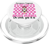 Ingénieur aérospatial It's Not Like It's Rocket Science Girl PopSockets PopGrip pour MagSafe