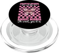 Ingénieur aérospatial It's Not Like It's Rocket Science Girl PopSockets PopGrip pour MagSafe