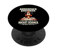 Ingénieur aérospatial Rocket Science Oh Wait Yes It is Design PopSockets PopGrip Adhésif