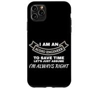Ingénieur Audio Always Right Sound Tech Mixing Coque pour iPhone 11 Pro Max