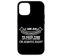Ingénieur Audio Always Right Sound Tech Mixing Coque pour iPhone 12/12 Pro