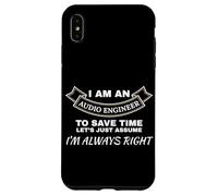 Ingénieur Audio Always Right Sound Tech Mixing Coque pour iPhone XS Max