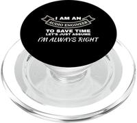 Ingénieur Audio Always Right Sound Tech Mixing PopSockets PopGrip pour MagSafe