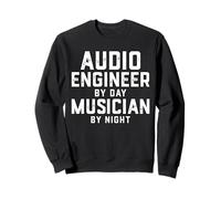 Ingénieur Audio par Jour Musicien par Night Production Musicale Sweatshirt