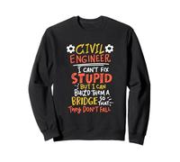 Ingénieur Civil Construire Un Pont Amusant Ingénierie de Construction Sweatshirt