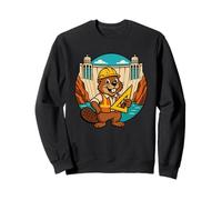 Ingénieur de Hoover Dam Funny Beaver Sweatshirt