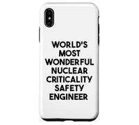 Ingénieur de sécurité nucléaire le plus merveilleux au monde Coque pour iPhone XS Max