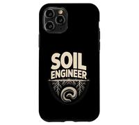 Ingénieur de Sol pour Jardinier Biologique Racines de vers de Terre Coque pour iPhone 11 Pro