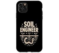 Ingénieur de Sol pour Jardinier Biologique Racines de vers de Terre Coque pour iPhone 11 Pro Max