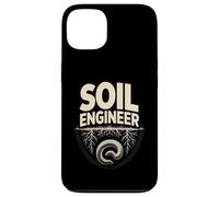 Ingénieur de Sol pour Jardinier Biologique Racines de vers de Terre Coque pour iPhone 13