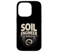 Ingénieur de Sol pour Jardinier Biologique Racines de vers de Terre Coque pour iPhone 14 Pro