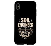Ingénieur de Sol pour Jardinier Biologique Racines de vers de Terre Coque pour iPhone XS Max