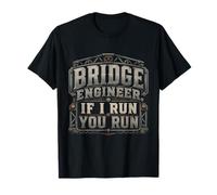 Ingénieur des Ponts Génie Civil If I Run You Run T-Shirt