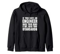 Ingénieur drôle - If You Date an Engineer Levez la Main Sweat à Capuche