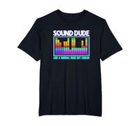 Ingénieur du Son Sound Dude DJ Audio Guy Engineering T-Shirt, Homme Grandes Tailles, Noir, 6X Tall