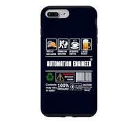 Ingénieur en automatisation Compétences d'étiquettes de Travail Café Bière Sarcasme Coque pour iPhone 7 Plus/8 Plus