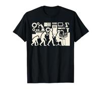 Ingénieur en automatisation Evolution Contrôles industriels Design Job T-Shirt