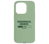Ingénieur en Environnement chargeant Le Design « Please Wait » Coque pour iPhone 15 Pro