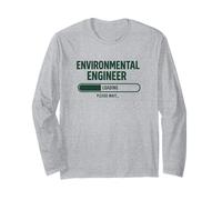 Ingénieur en Environnement chargeant Le Design « Please Wait » Manche Longue