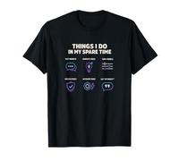 Ingénieur en IA Ce Que Je Fais Pendant Mon Temps Libre Prompt Engineering T-Shirt