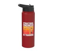Ingénieur en structure en formation Ingénieur en structure Stainless Steel Insulated Water Bottle