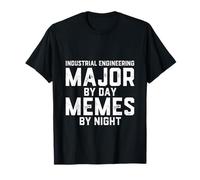 Ingénieur Industriel Major by Day Memes by Night Engineer T-Shirt