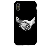 Ingénieur Intelligence Artificielle de poignée de Main de Robot IA Humain Coque pour iPhone X/XS
