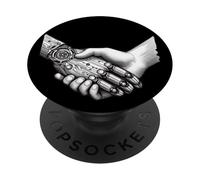 Ingénieur Intelligence Artificielle de poignée de Main de Robot IA Humain PopSockets PopGrip Adhésif