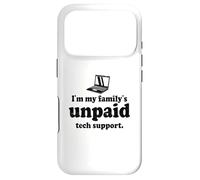 Ingénieur Logiciel de Support Technique Non rémunéré de Tech I'm My Family Coque pour iPhone 17 Pro