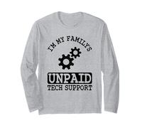 Ingénieur Logiciel IT Guy I'm My Family's Unpaid Tech Support Manche Longue