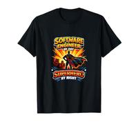 Ingénieur Logiciel par Day Superhero by Night Humor T-Shirt