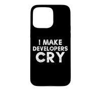 Ingénieur QA drôle et Chef de Projet, Je Fais pleurer Les développeurs Coque pour iPhone 15 Pro Max