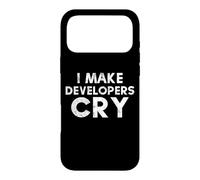 Ingénieur QA drôle et Chef de Projet, Je Fais pleurer Les développeurs Coque pour iPhone 17 Pro Max
